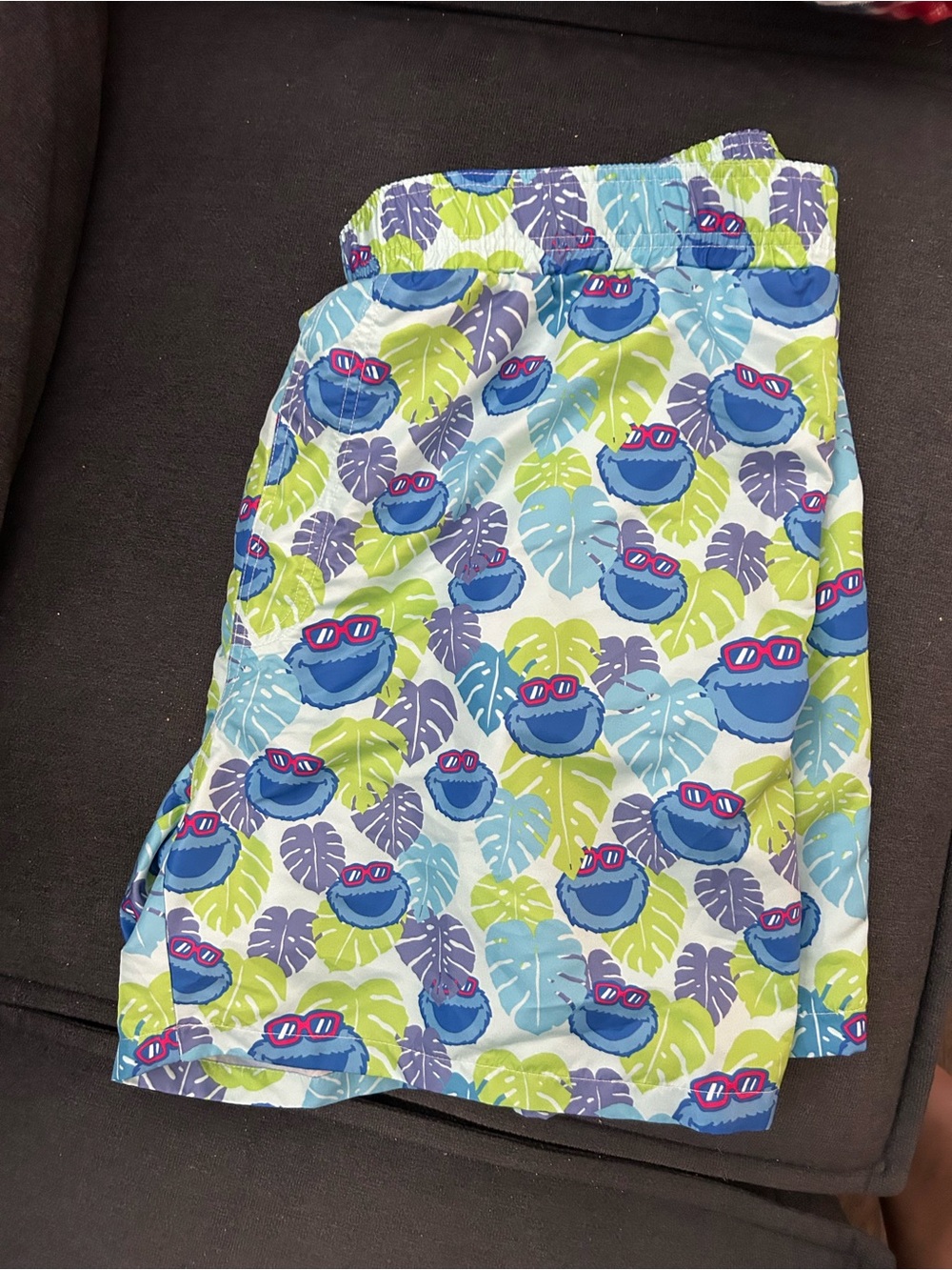 Cookie Monster Swim Trunks